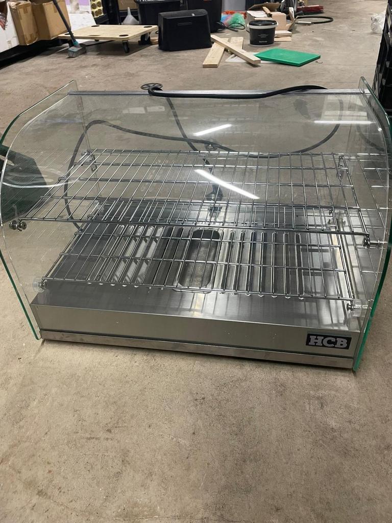 HCB Verwarmde Vitrine RTR-45L - Perfect voor Snacks, Zakelijke goederen, Ophalen, Gebruikt, Overige typen