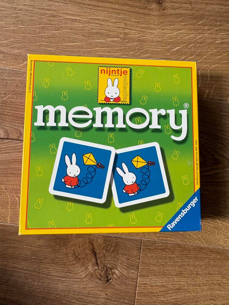 Nijntje Memory - Ravensburger, Een of twee spelers, Ophalen of Verzenden, Gebruikt