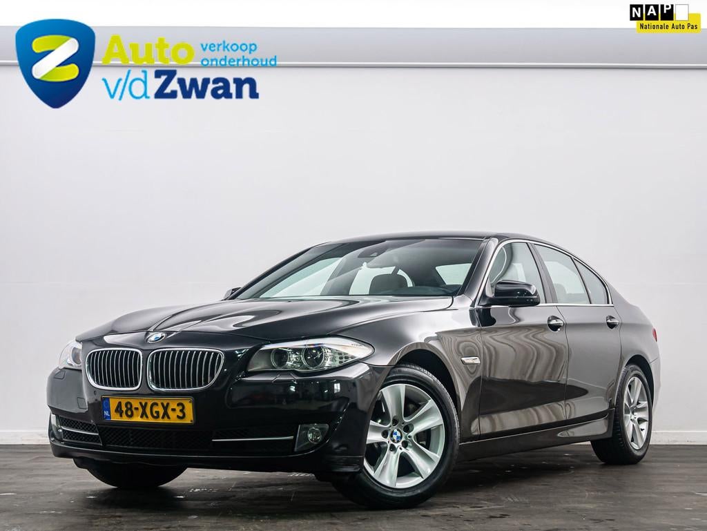 BMW 5-serie 528i High Executive 245 PK Ivoor leder/Xenon, Automaat, Euro 5, Gebruikt, 2000 kg
