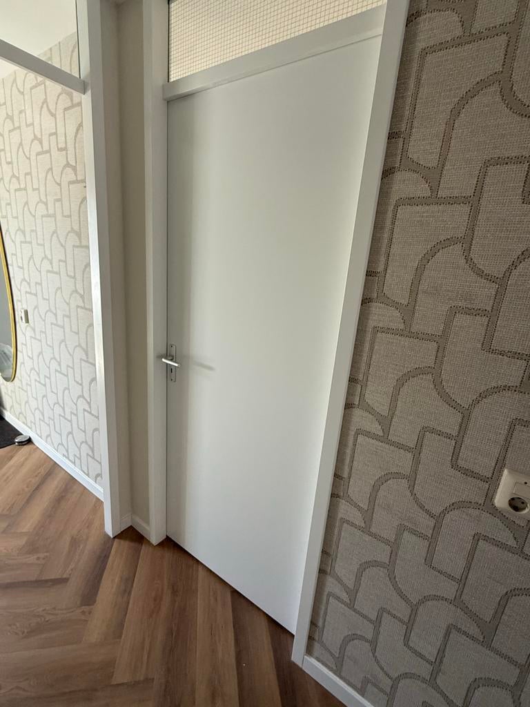 Brandwerende binnendeur, rechtsdraaiend. Nieuw gespoten., Ophalen, 80 tot 100 cm, 215 cm of meer, Binnendeur