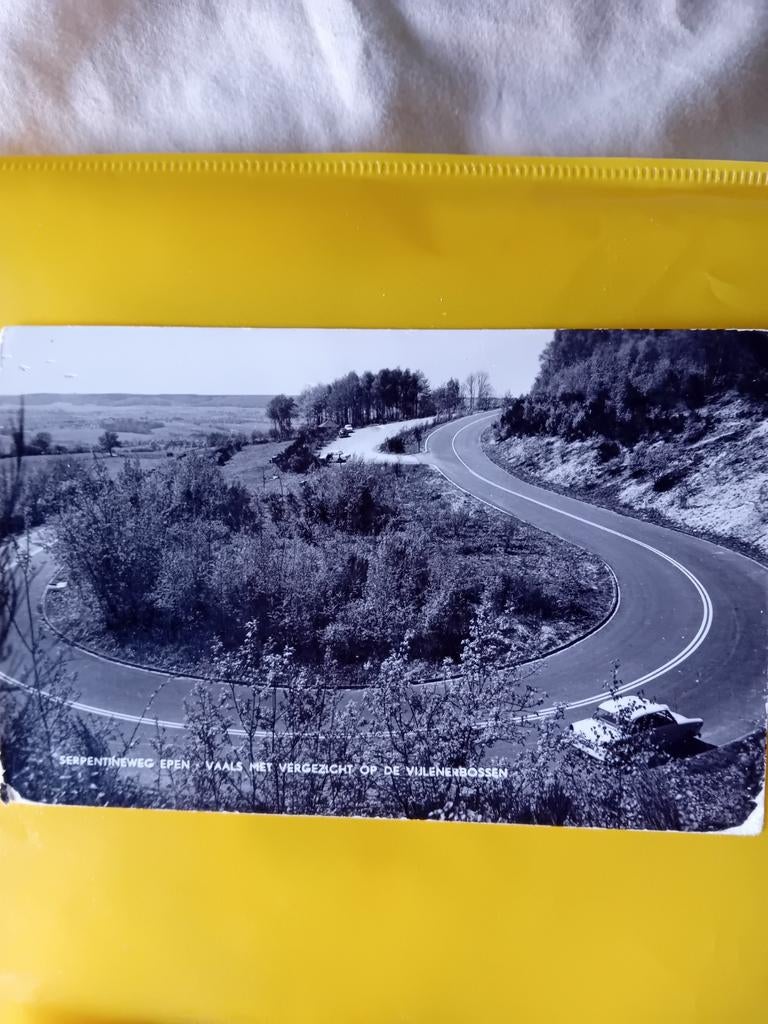 Ansichtkaart Serpentineweg Epen, Vaals - Zwart Wit nr 673, Ophalen of Verzenden, 1940 tot 1960, Ongelopen, Limburg