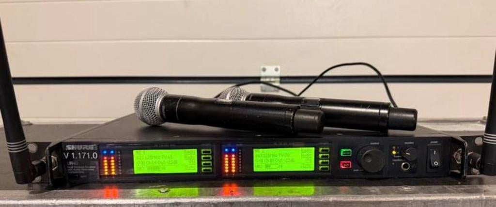 Shure UR4D (R9 790-865MHz), Ophalen of Verzenden, Gebruikt, Zangmicrofoon, Draadloos