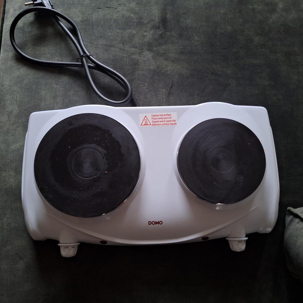 Domo kookplaat electrisch, Witgoed en Apparatuur, Kookplaten, Ophalen, Vrijstaand, Elektrisch, 3 kookzones of minder