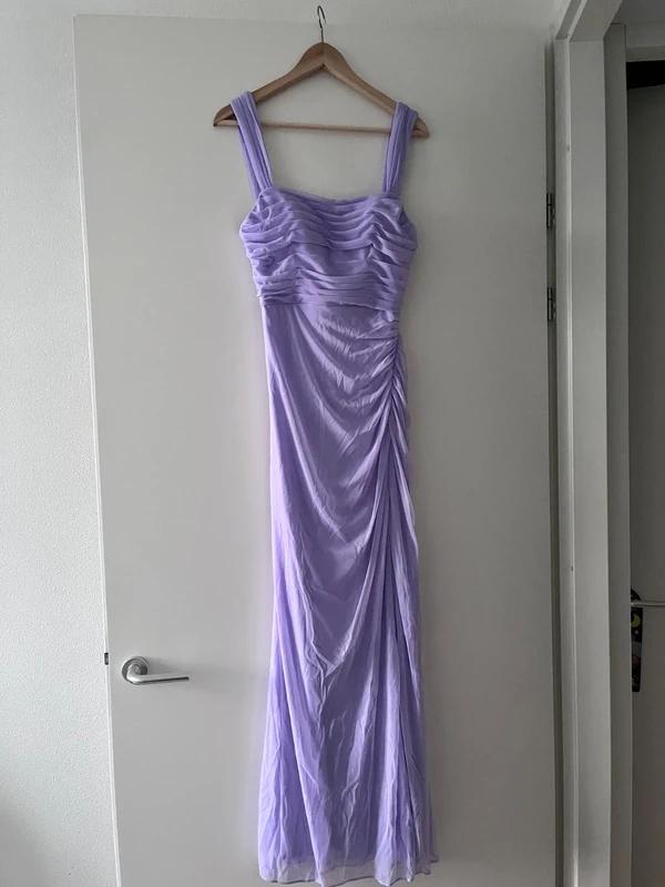 Lila (gala) jurk, Ophalen of Verzenden, Zo goed als nieuw, Paars, Galajurk