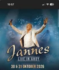 4 tickets concert Jannes Ahoy | 31 oktober 2026, Tickets en Kaartjes, Drie personen of meer, Oktober, Levenslied