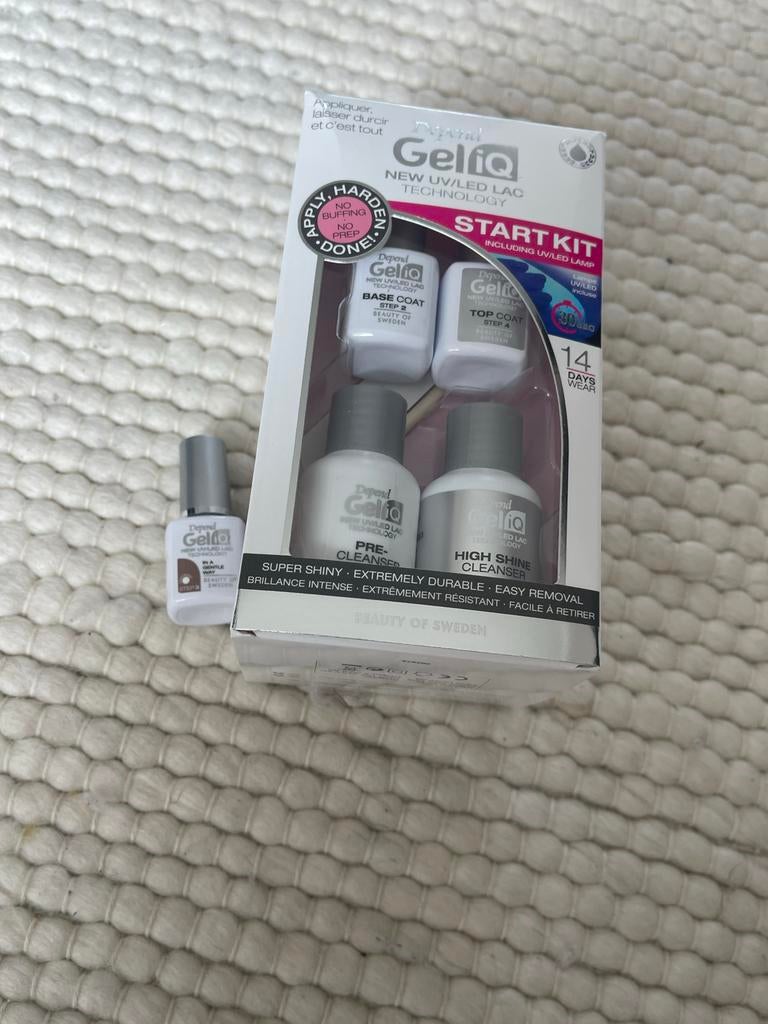 Depend Geliq Startkit met lamp, Bruin, Nieuw, Ophalen of Verzenden, Handen en Nagels