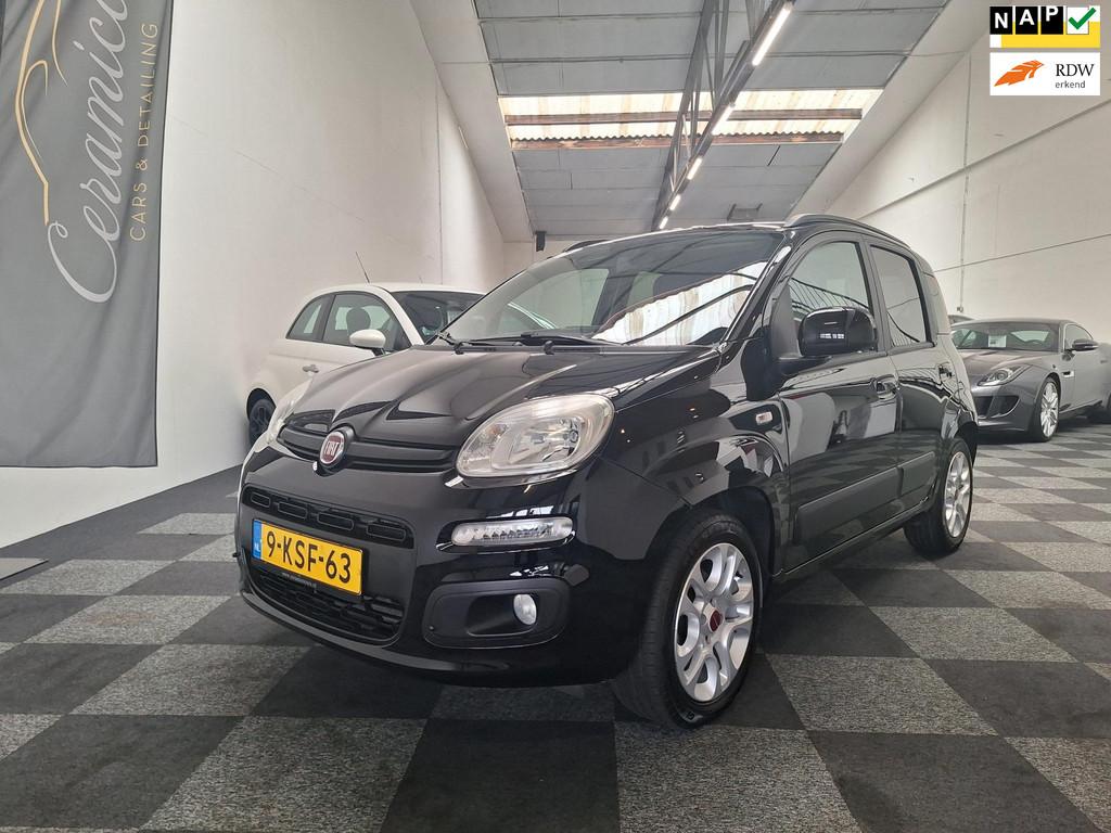 Fiat Panda 2013. Lounge uitv AUTOMAAT. 86 pk. 62.000 km NAP., Auto's, Fiat, Euro 5, Panda, Zwart, Origineel Nederlands