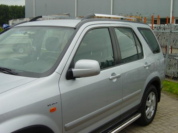 Honda CRV Sidebars met aluminium trede, Niet ingevuld, Niet ingevuld, Niet ingevuld