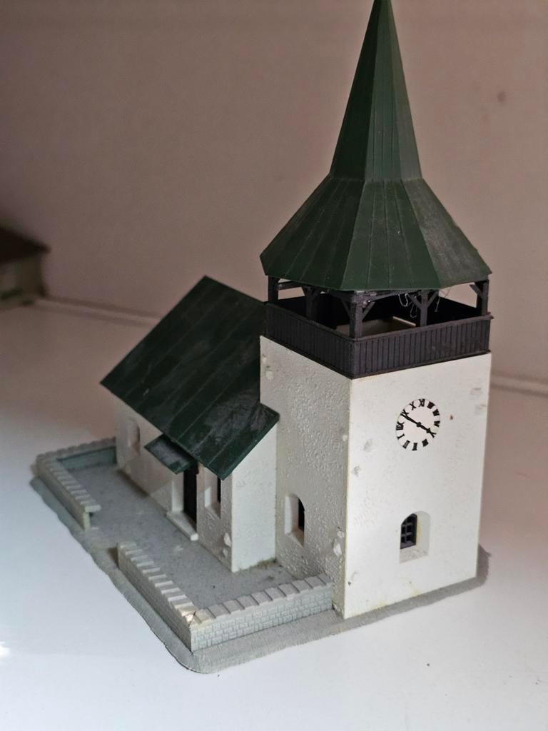 Modeltrein Ho kerk, Hobby en Vrije tijd, Modeltreinen | H0, Ophalen of Verzenden, Gelijkstroom, Wagon, Roco