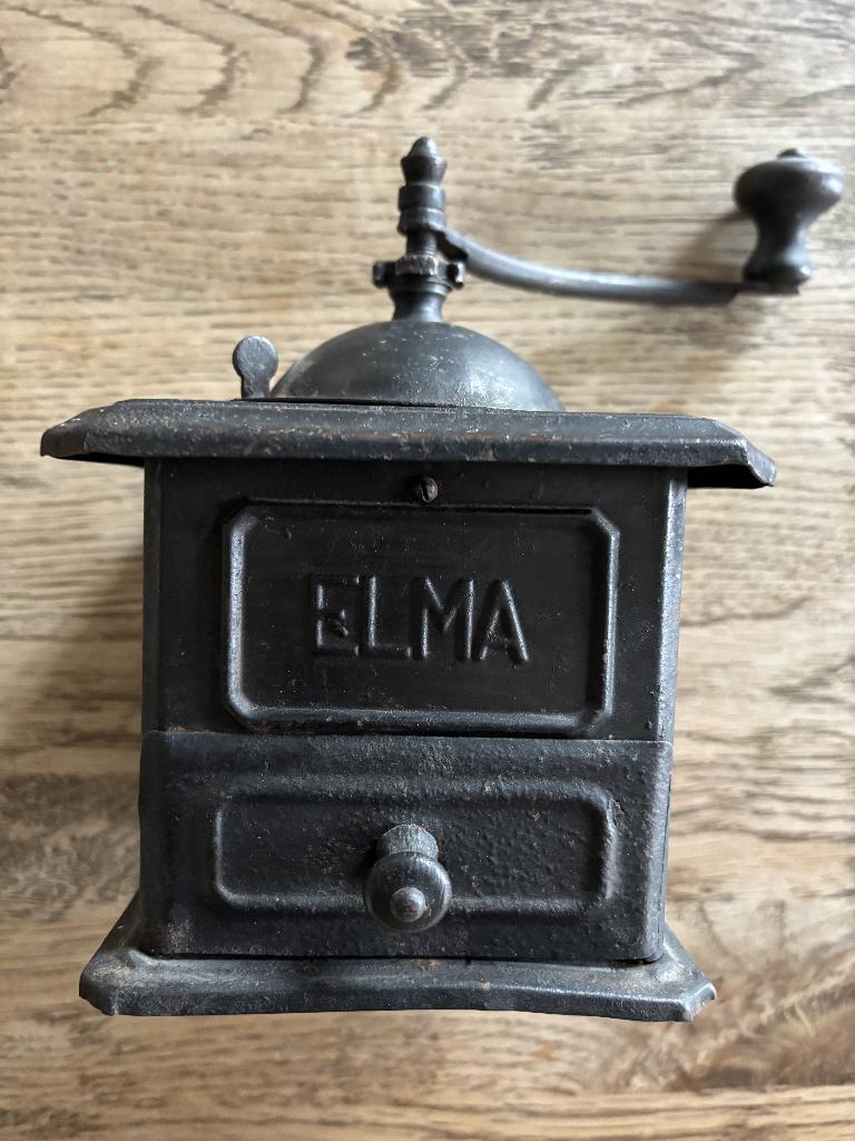 Vintage Metalen Koffiemolen Elma – Handmolen – Jaren '30/'40, Ophalen
