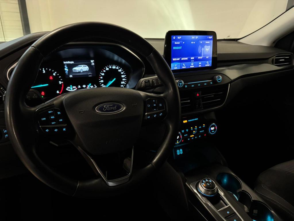 Ford Focus Wagon 1.5 EcoBlue Titanium X Business KEYLESS CAM, Auto's, Ford, Stof, Gebruikt, Zwart, 4 cilinders