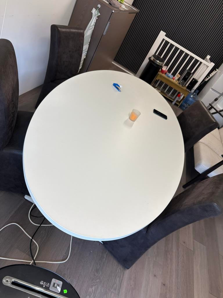 Ovale eettafel - 220x110x75 cm, Huis en Inrichting, Tafels | Eettafels, Gebruikt, 100 tot 150 cm, 200 cm of meer, Vijf personen of meer