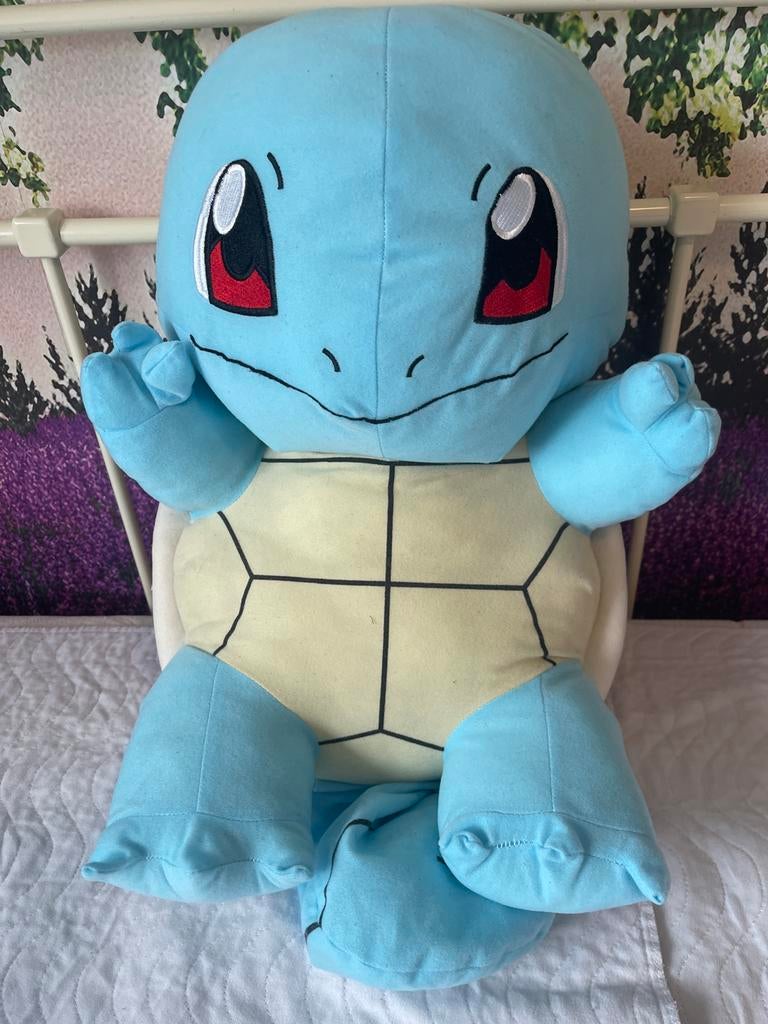 Grote Pokemon knuffel Squirtle - Zo goed als nieuw, Ophalen of Verzenden, Zo goed als nieuw, Overige typen