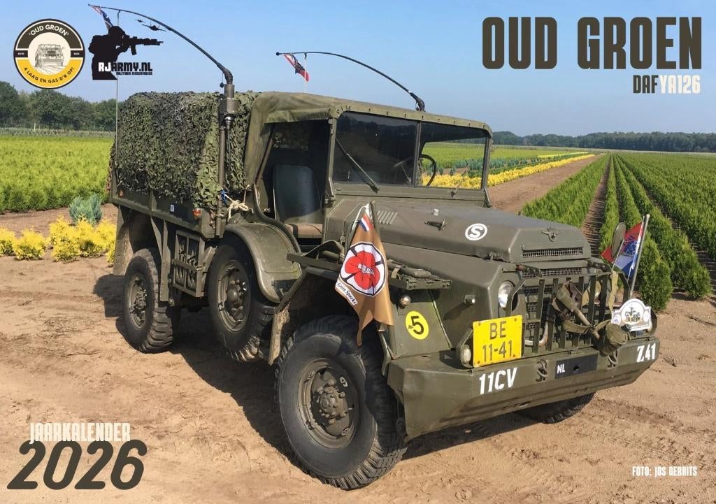 DAF YA126 Kalender 2026 – Exclusief bij RJarmy Nijmegen, Ophalen of Verzenden, Landmacht, Nederland, Boek of Tijdschrift