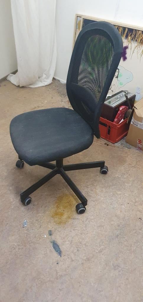 Comfortabele computerstoel / Comfortable computer chair, Ophalen, Gaming bureaustoel, Zwart, Zo goed als nieuw