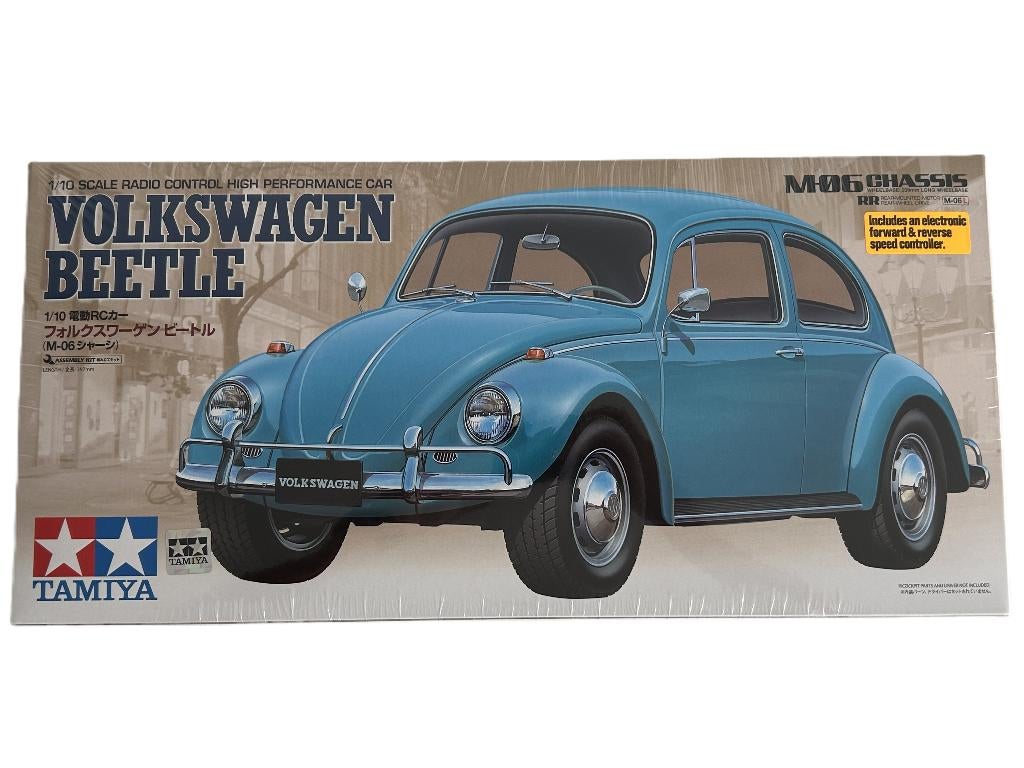 Tamiya 1/10 RC Volkswagen Beetle (M-06) T58572, Elektro, Nieuw, Ophalen of Verzenden, Schaal 1:10
