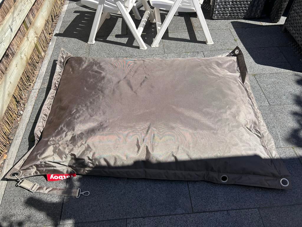 Fatboy Buggle-up zitzak groengrijs - Zeer goede staat, Huis en Inrichting, Zitzakken, Ophalen, Zo goed als nieuw, Groen, Zitzak