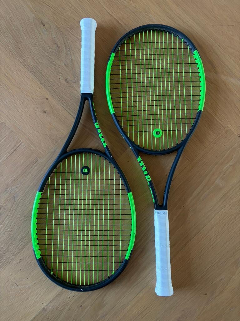 2x Wilson Blade L (light) racket in gripmaat L1, Ophalen, Gebruikt, L1, Wilson