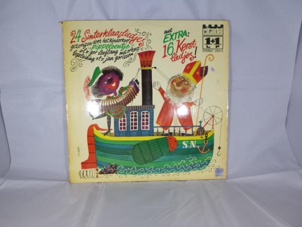 oude sinterklaas LP, Diversen, Sinterklaas, Ophalen of Verzenden, Gebruikt