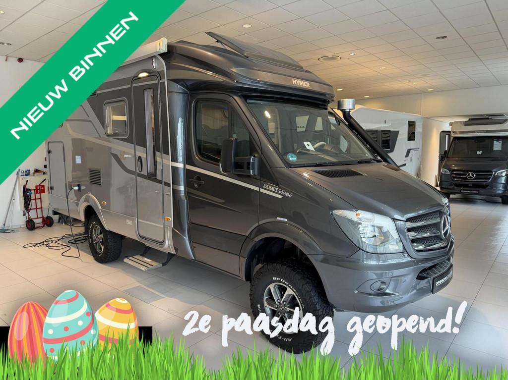 Hymer MLT 570 4X4 IGELHAUT Enkele Bedden Zonnepaneel Lithium, Caravans en Kamperen, Campers, Automaat, Airconditioning, Airbags