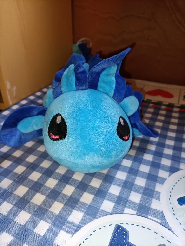 Blauwe Axolotl knuffel 43 cm groot Jafri Toys, Kinderen en Baby's, Speelgoed | Knuffels en Pluche, Ophalen of Verzenden, Zo goed als nieuw
