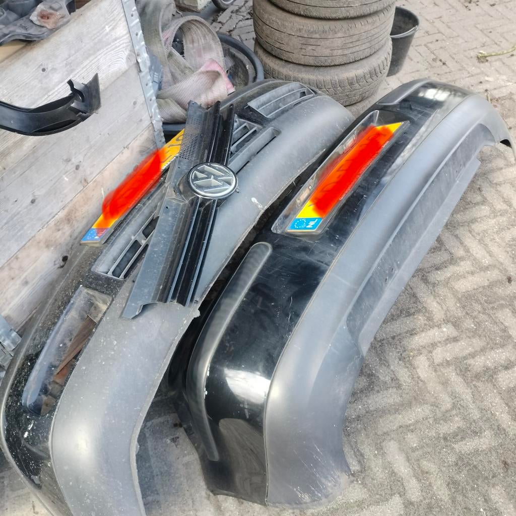 Voorbumper en achterbumper, Gebruikt, Volkswagen, Ophalen of Verzenden, Bumper