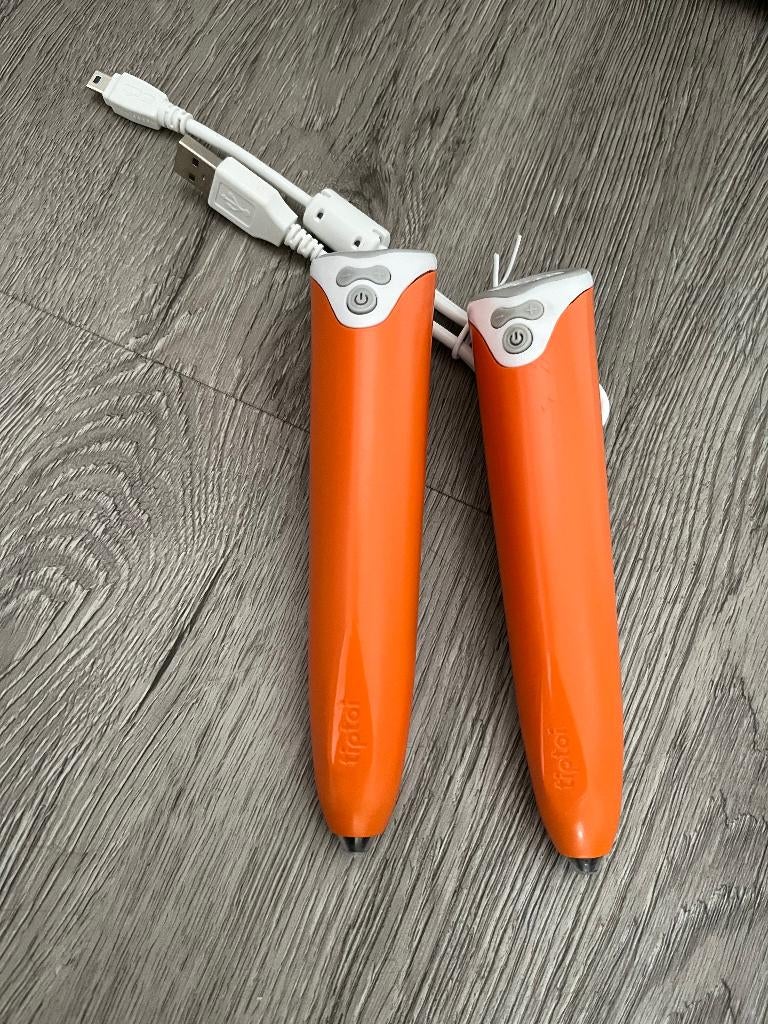 2 tiptoi pennen met 1 kabel, Ophalen of Verzenden, Zo goed als nieuw, Taal en Lezen, Met licht