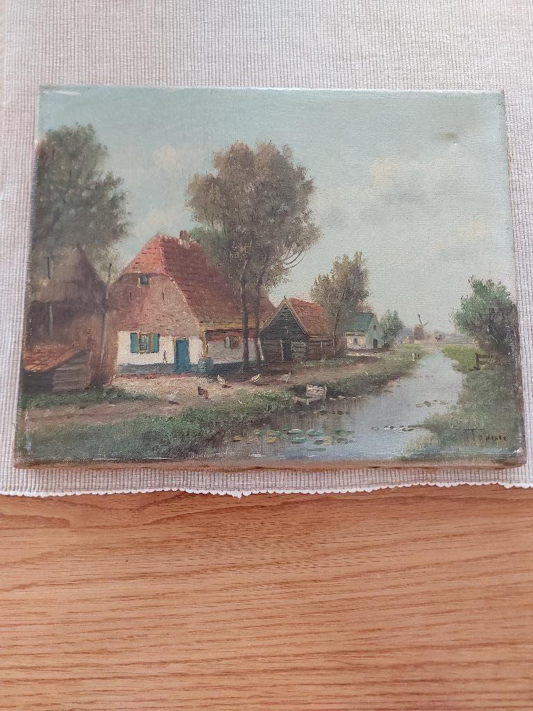 Schilderijtje van Albert Torringa, Ophalen of Verzenden