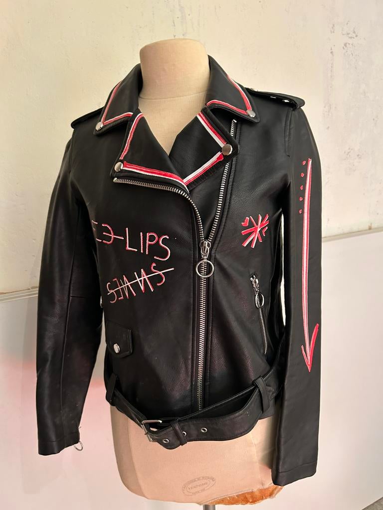 Jack maat M zara graffiti, Kleding | Dames, Ophalen of Verzenden, Gedragen, Maat 38/40 (M), Zwart