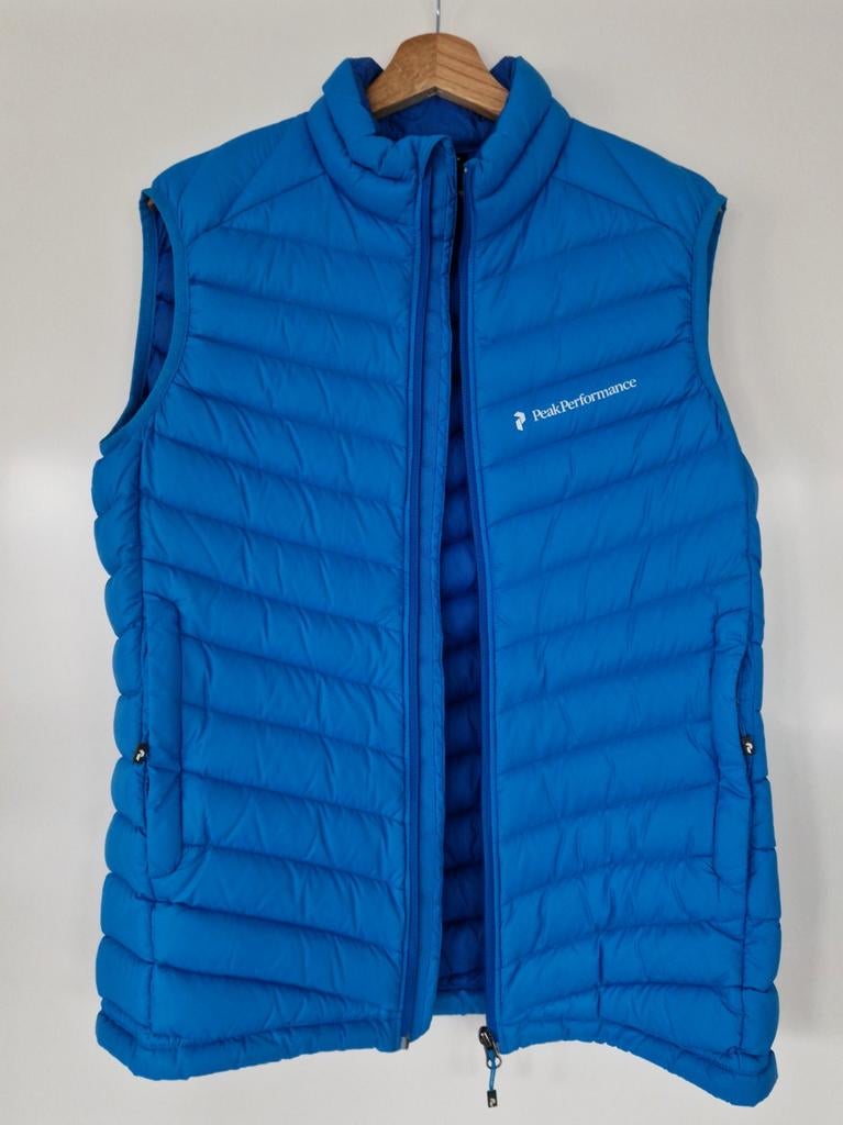 Peak performance bodywarmer maat medium, Kleding | Heren, Ophalen of Verzenden, Zo goed als nieuw, Maat 48/50 (M), Blauw