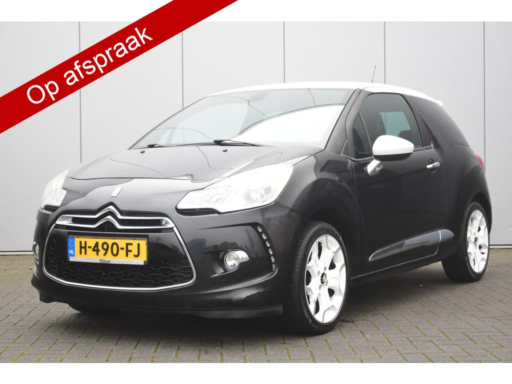 Citroën DS3 1.6 THP Sport Chic Leer/Verwarmd Pack/Comfort, Auto's, Euro 5, 15 km/l, Gebruikt, Parkeersensor