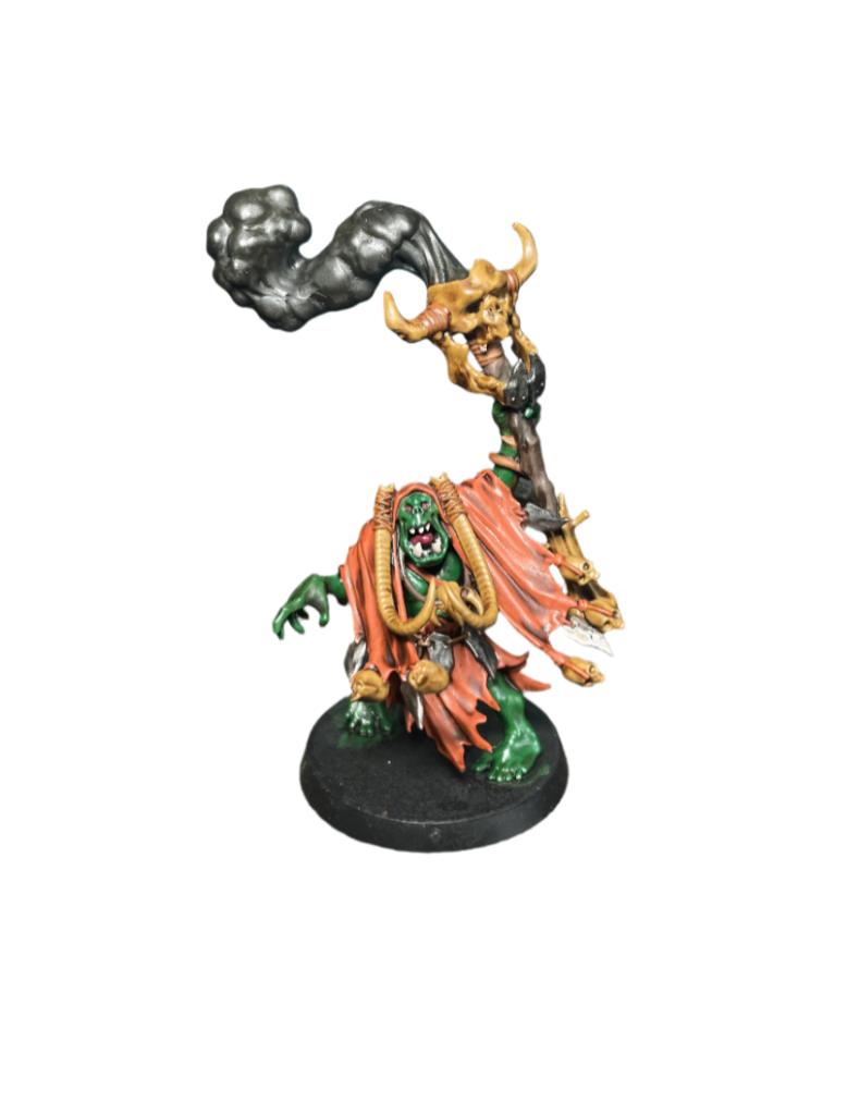 Warhammer AOS Orruk Warclans Ironjawz Weirdnob Shaman, ., Warhammer, Ophalen of Verzenden, Zo goed als nieuw