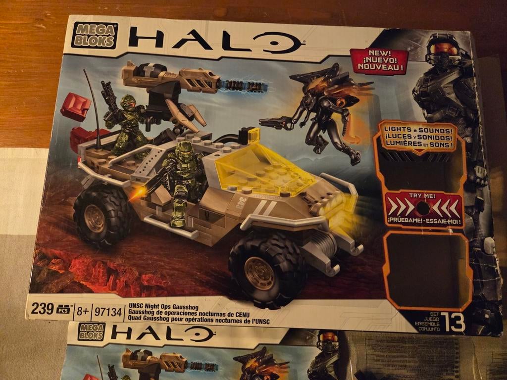 Megabloks Halo UNSC Night Ops Gausshog 97134, Ophalen of Verzenden, Nieuw, Megabloks