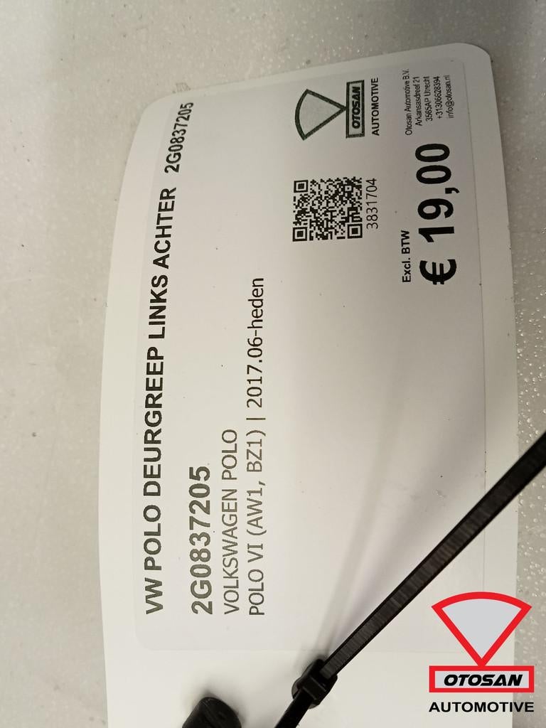 VW POLO Deurgreep Links Achter 2g0837205, Gebruikt, Volkswagen, Volkswagen AG, Berliner Ring 2
38440  Wolfsburg, DE