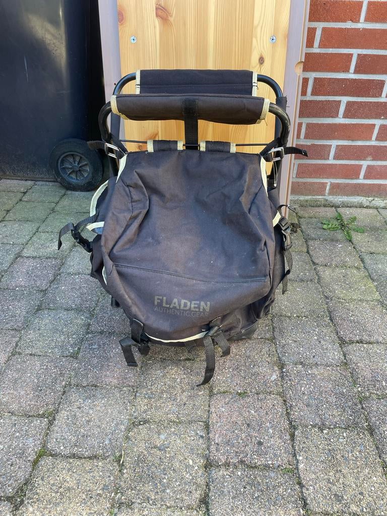 Fladen rugzak met ingebouwde stoel,, Caravans en Kamperen, Ophalen of Verzenden, Gebruikt