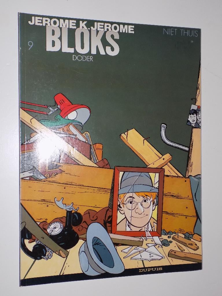 Jerome K.Jerome Bloks - 09_Niet thuis, Boeken, Stripboeken, Eén stripboek, Ophalen of Verzenden, Zo goed als nieuw, Dodier