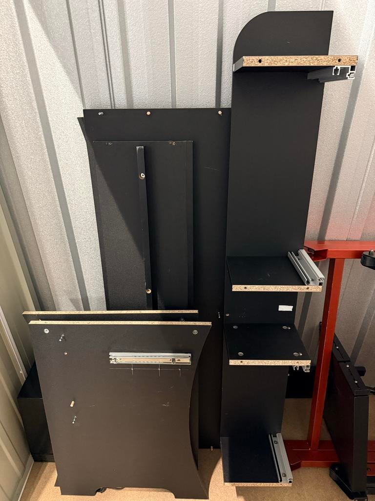 Studiomeubel Glorious workbench zwart, Ophalen, Gebruikt