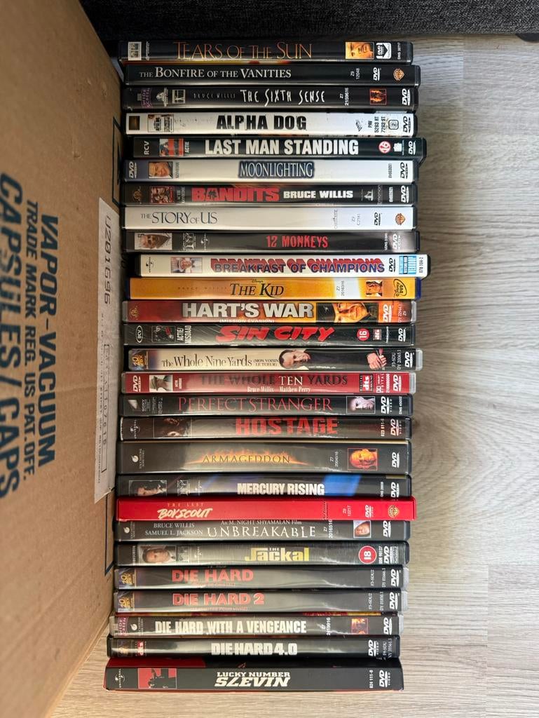 27 Bruce Willis DVD’s, Cd's en Dvd's, Ophalen of Verzenden