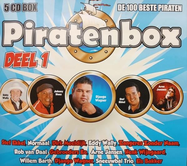 Piratenbox Deel 1 - De 100 Beste Piraten (5CD Box), Ophalen of Verzenden, Zo goed als nieuw, Levenslied of Smartlap