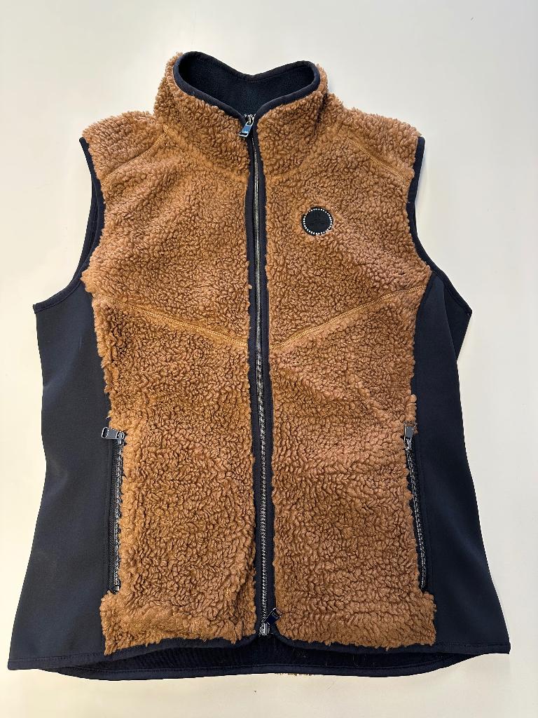 Bodywarmer HV Polo bruin/zwart, Dieren en Toebehoren, Paardrijkleding, Overige soorten, Ophalen of Verzenden, Zo goed als nieuw