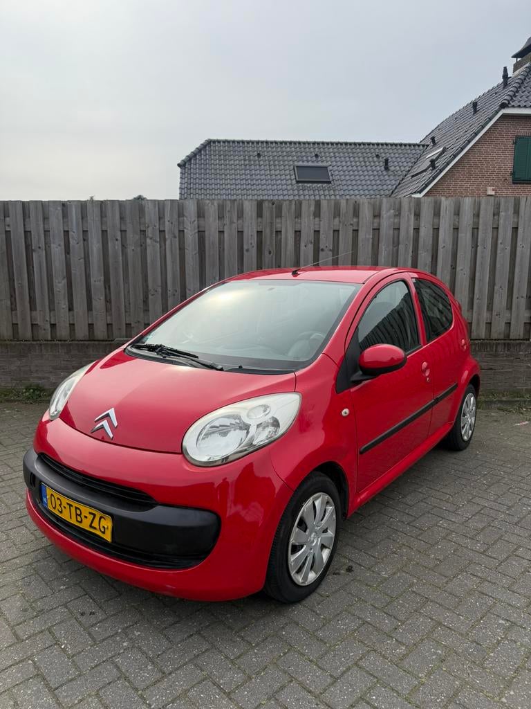 Citroën C1 1.0 5-DRS Sensodrive 2006 Rood AIRCO NAP AUTOMAAT, 4 stoelen, C1, 68 pk, Origineel Nederlands