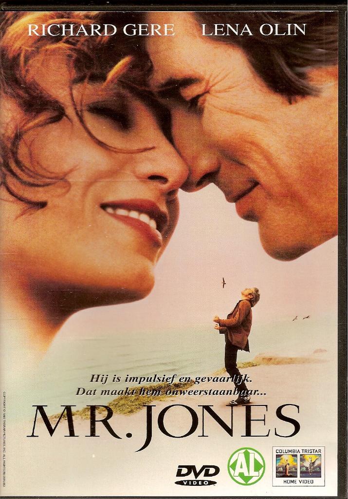 Mr. Jones met o.a. Richard Gere, Lean Olin, Ophalen of Verzenden, Actie en Avontuur, Nieuw in verpakking, Alle leeftijden