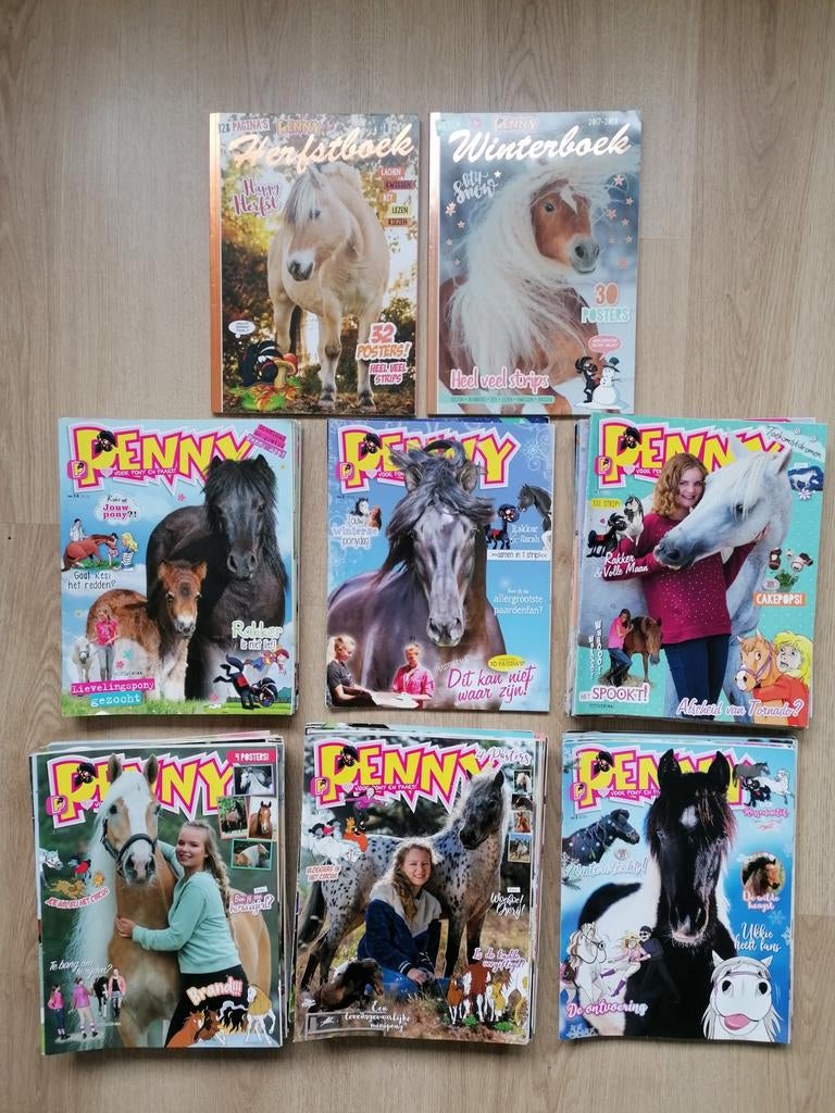 Ruim 60 penny's, Meerdere stripboeken, Ophalen, Zo goed als nieuw