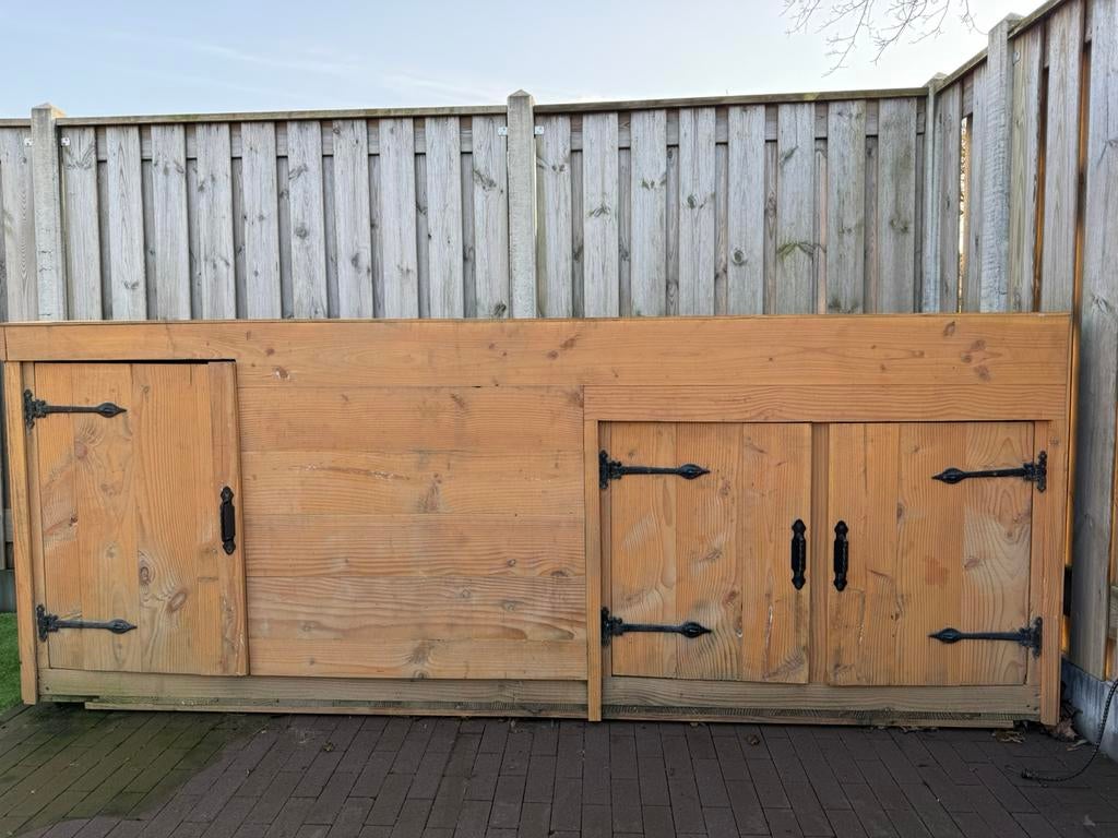 Douglas bar, Ophalen, Gebruikt, 250 cm of meer, Planken