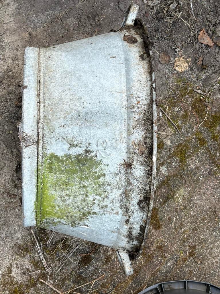 Grote vintage zinken teil 22 waterdicht, Ophalen of Verzenden