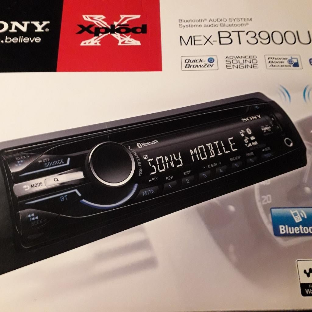 Sony autoradio  mex-BT3900U        (Nieuw), Verzenden, Nieuw