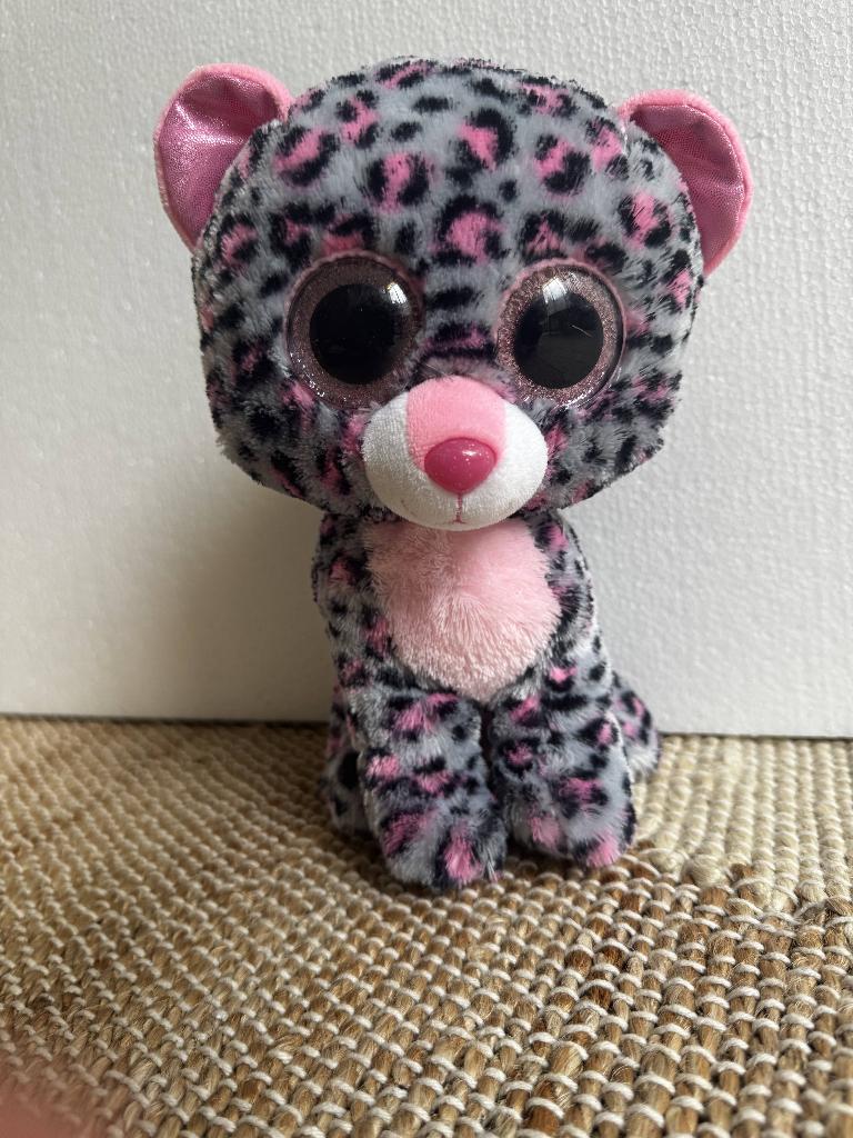 TY Beanie Boo's luipaard glitter oog, Ophalen of Verzenden, Zo goed als nieuw, Overige typen