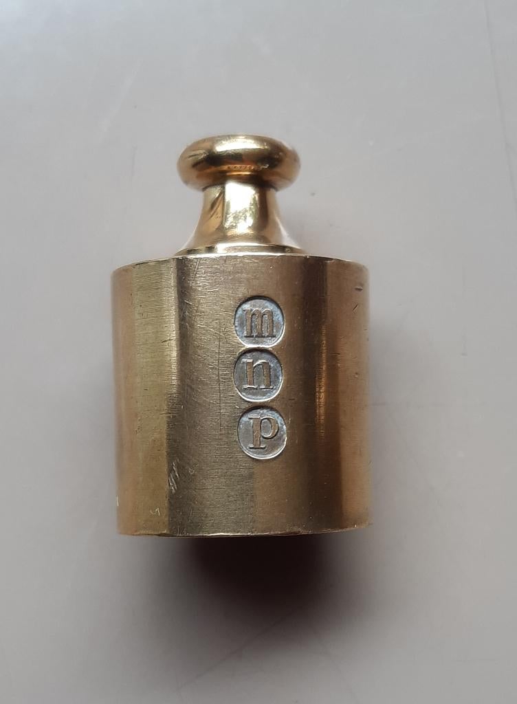 gewichtje 1 ons - gewichten (H1), Antiek en Kunst, Ophalen of Verzenden, Koper