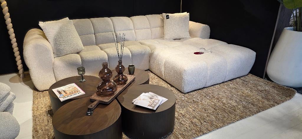 Salontafels Druppelvorm Showmodel Extra voordeel, Huis en Inrichting, Tafels | Salontafels, Ophalen, Bornsestraat 31, 50 tot 100 cm