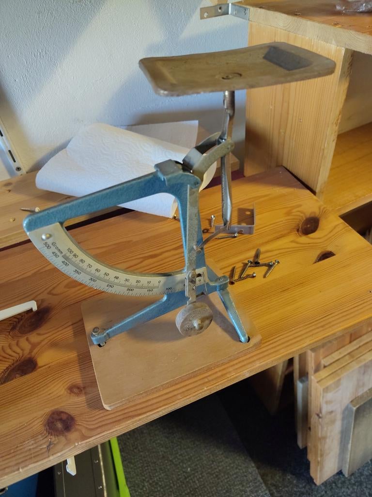 Weegschaal vintage, Antiek en Kunst, Ophalen of Verzenden